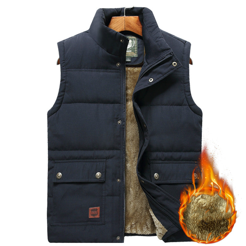 Loose Plus Size Down Cotton Vest