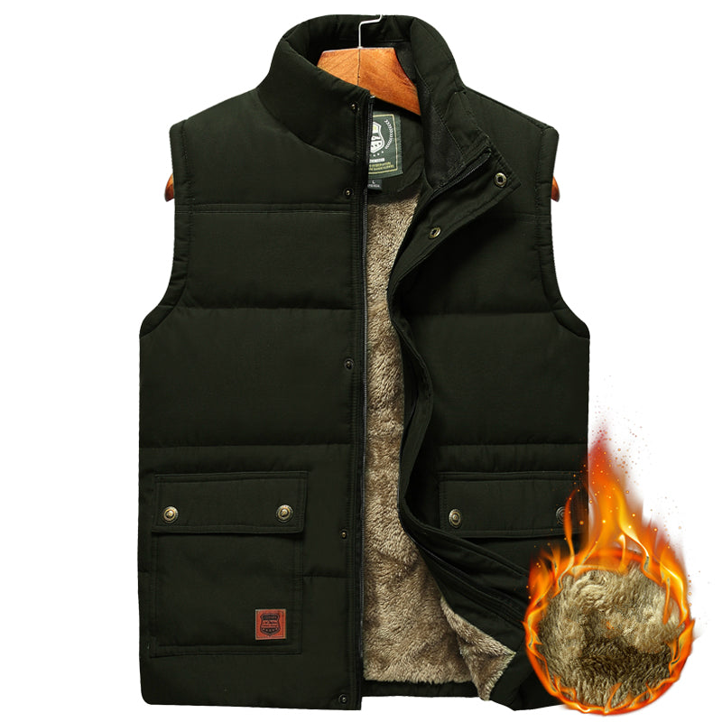 Loose Plus Size Down Cotton Vest