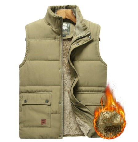 Loose Plus Size Down Cotton Vest