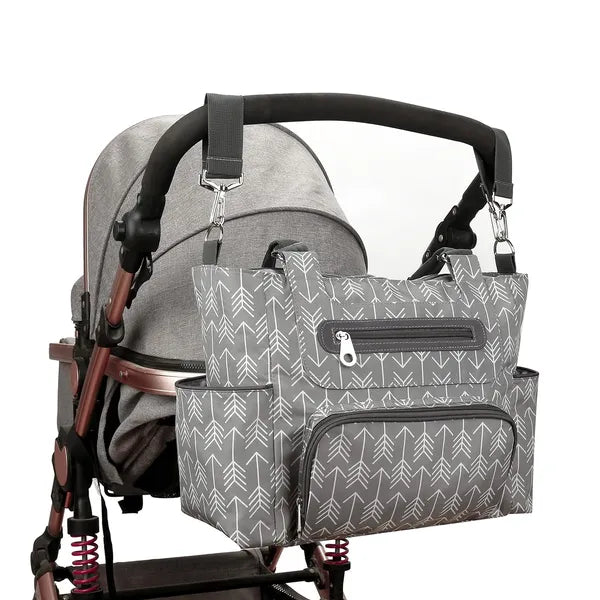 8PCS Baby Diaper Bag Set – The Ultimate All-in-One Solution for Mom & Dad