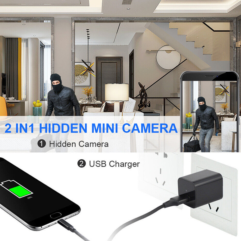 Mini Hidden Camera Home Security Nanny Cam Full HD 1080P DVR Night