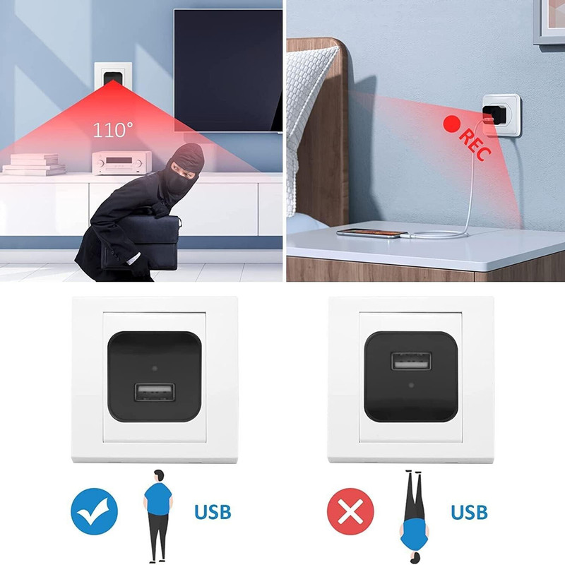 Mini Hidden Camera Home Security Nanny Cam Full HD 1080P DVR Night