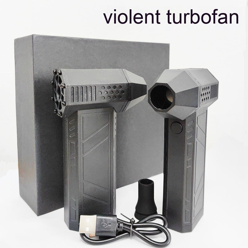 130000 Turn Handheld Rechargeable Turbine Little Fan