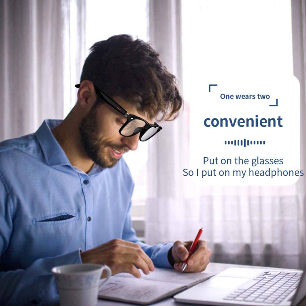 SENBONO E13 Smart Glasses – Hands-Free Calls, Music & Eye Protection