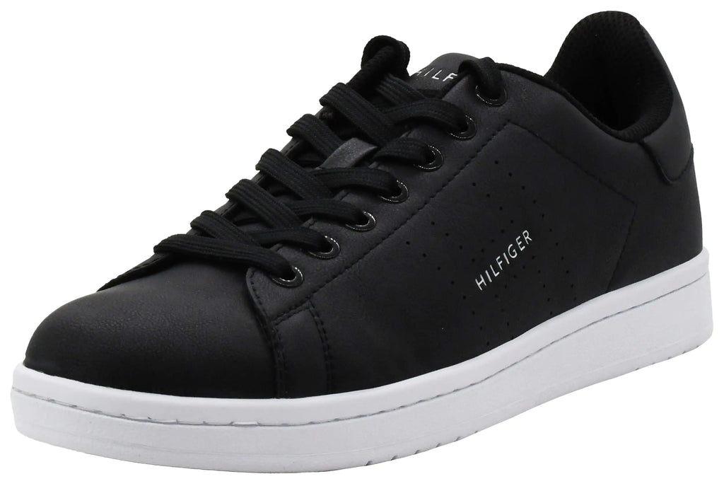 Tommy Hilfiger Mens Liston Sneaker Black/White 10.5