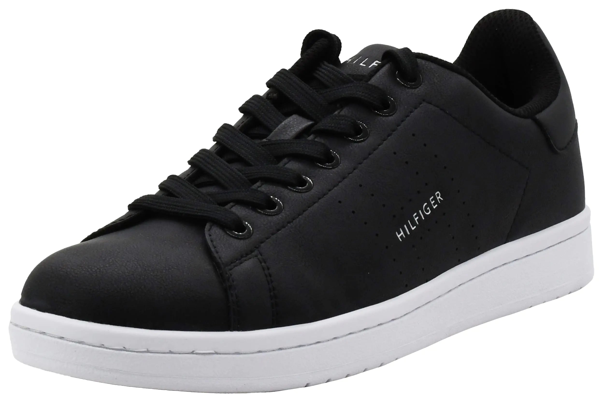 Tommy Hilfiger Mens Liston Sneaker Black/White 10.5